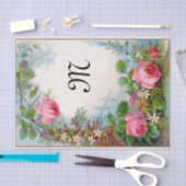 ROZEN EN JASMINES FLORALE MONOGRAM TISSUEPAPIER (Craft)