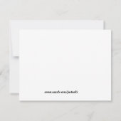 Rozen en kaarsen rsvp kaartje (Achterkant)