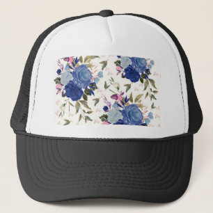 Rozen en kersen trucker pet