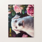 Rozen en kleine Collecties Legpuzzel (Verticaal)