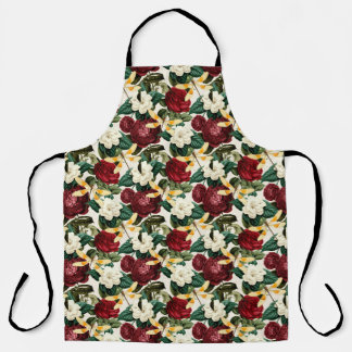 Rozen en libellen (Design 8) Schort