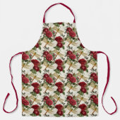 Rozen en libellen schort (Voorkant)
