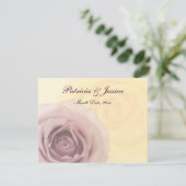 Rozen en liefde kaart (Staand voorkant)