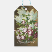 Rozen en Lilacs Cadeaulabel (Voorkant)