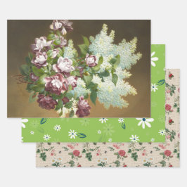 Rozen en Lilacs, Gift Inpakpapier Vel