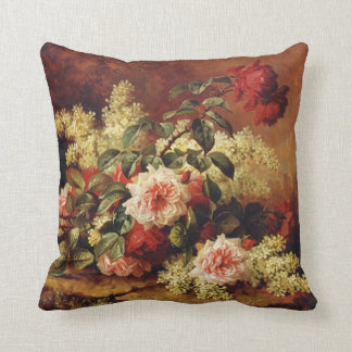 Rozen en Mahogany Fine Art Kussen