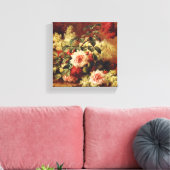 Rozen en Mahogany, van de Longpre Wrapped Canvas Afdruk (Insitu (Woonkamer))