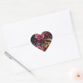  Rozen en Metal Gears Steampunk Hart Sticker (Envelop)