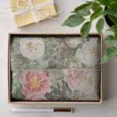 Rozen en ontkoppeling van ephemera Tissuepapier (Geschenk)