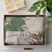 Rozen en ontkoppeling van Floral Ephemera Tissuepapier (Geschenk)