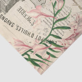 Rozen en ontkoppeling van Floral Ephemera Tissuepapier (Detail)