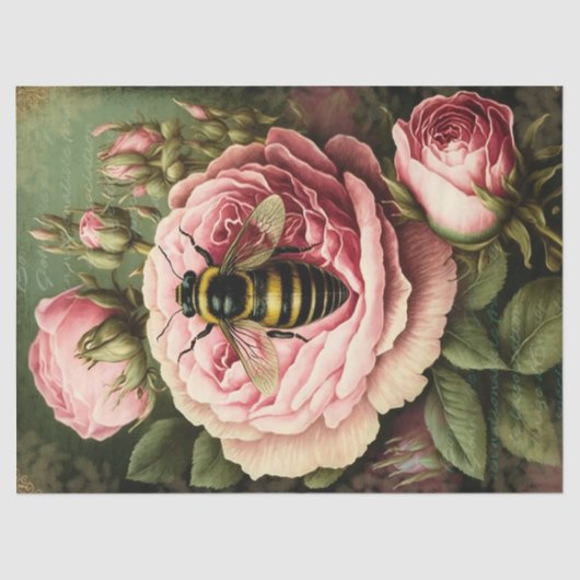  Rozen en ontkoppeling van koningin Tissuepapier (Voorkant)