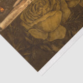 Rozen en Oude tekst ontkoppelen Tissuepapier