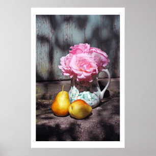 Rozen en peren poster