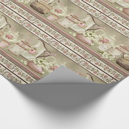 Rozen- en pieppapier Cadeaupapier (Hoek)