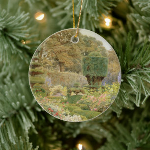 Rozen en Pinks van Elgood,  Engelse tuin Keramisch Ornament