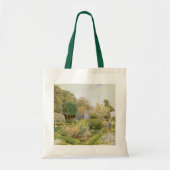 Rozen en Pinks van Elgood, Engelse tuin Tote Bag (Voorkant)