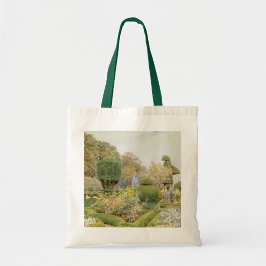 Rozen en Pinks van Elgood, Engelse tuin Tote Bag (Voorkant)