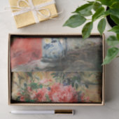 Rozen en pioenen in een vaas | Renoir Tissuepapier (Geschenk)