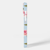 Rozen- en poolpuntenpatroon Case-Mate iPhone case (Achterkant / Links)