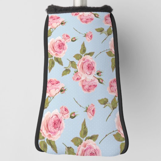 Rozen- en poolpuntenpatroon golfheadcover (Draai 90)