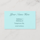 Rozen en scrollen voor Eiffel Tower Visitekaartje (Achterkant)