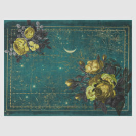 Rozen en sterren tissuepapier