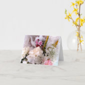 Rozen en Theepot Kaart (Gele Bloem)