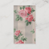  Rozen en verticale lijnen Visitekaartje (Achterkant)