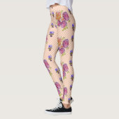 Rozen en Violet Shabby waterverf Leggings (Links)