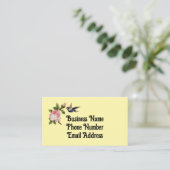  Rozen en Visitekaartje van vogels (Staand voorkant)