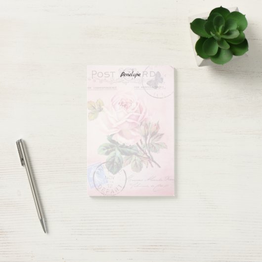 Rozen en vlinder Post-it® Notes (Kantoor)