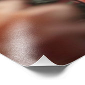 Rozen en vlinders foto afdruk (Hoek)