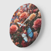 Rozen en vlinders grote klok (Hoek)