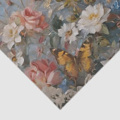 Rozen en vlinders Print Decoupage / Tissuepapier (Detail)