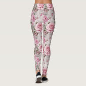 Rozen en vlinders Waterverf Leggings (Achterkant)