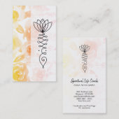 *~* Rozen en Wisteria Path of Nirvana Flowers Visitekaartje (Voorkant / Achterkant)