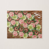 Rozen Floral Jigzaag Puzzle Daisy Legpuzzel (Horizontaal)
