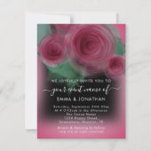 Rozen Floral QR Code Marsala Beet Black (Voorkant)