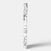 Rozen florale tekenlijn Case-Mate iPhone case (Achterkant / Rechts)