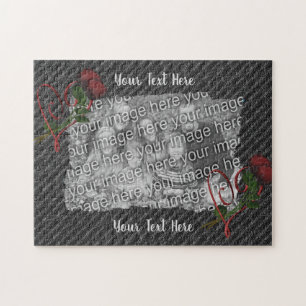 Rozen Foto Lijst Sjabloon Legpuzzel