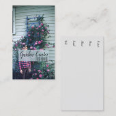 Rozen Fresh Flowers Antiek Visitekaartje (Voorkant / Achterkant)