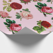rozen galerieverpakkingspapier cadeaupapier (Hoek)