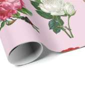 rozen galerieverpakkingspapier cadeaupapier (Rol Hoek)