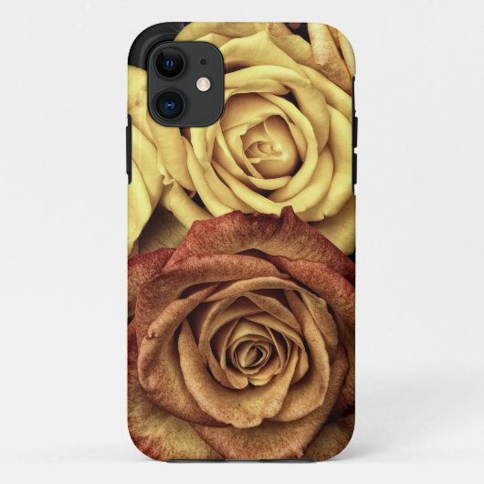 Rozen geel en rood Case-Mate iPhone case (Achterkant)