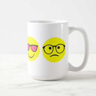 Rozen gekleurde glazen koffiemok