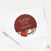 Rozen Gezichts Masker Label (Envelop)