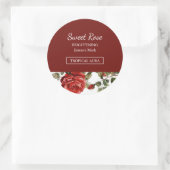 Rozen Gezichts Masker Label (Tas)