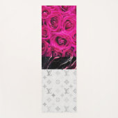 Rozen Glitter Yoga Mat (Voorkant)