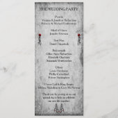 Rozen Gothic Weddenschap Programma (Achterkant)